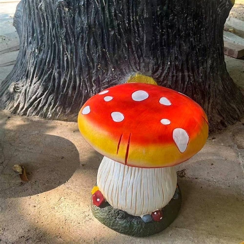 Amazon.com : ZYHYZLF Small Mushroom Shape Ottoman, Outdoor Garden